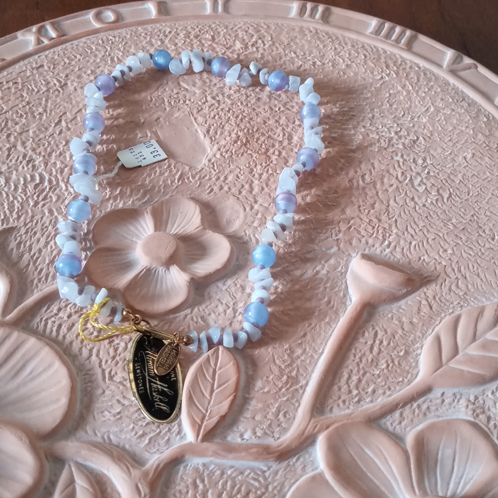 Vintage Miriam Haskell Gemstone Choker.